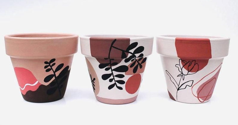 DIY – Ideas to make your terracotta pots look so pretty