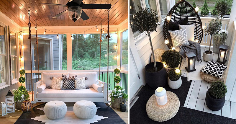 10 Ideas to decorate your porch