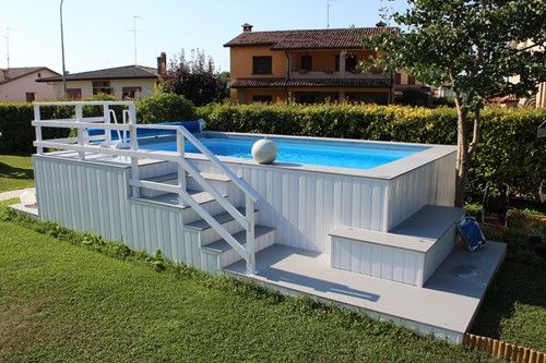 pool with stairs
