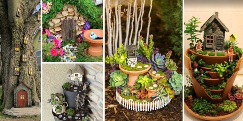 12 Beautiful Ideas to Create a Fairy Garden