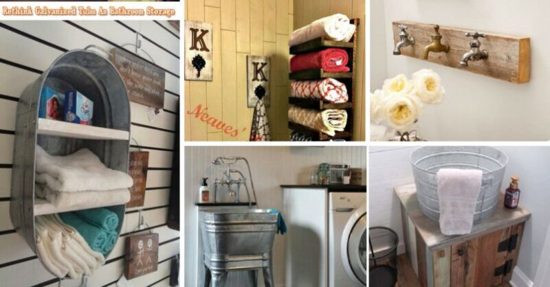 10 Recycled Projects to Remodel your Bathroom