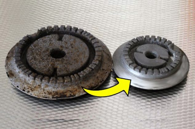 How to wash stove burners with zote soap to remove grime