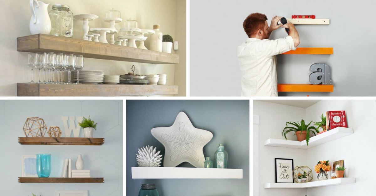 12 very ingenious floating shelf ideas