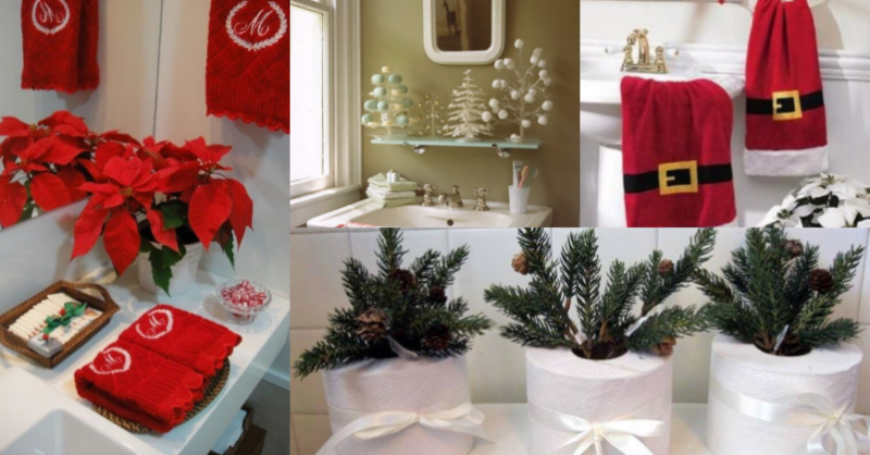 10 Bathroom Decoration Ideas for Christmas