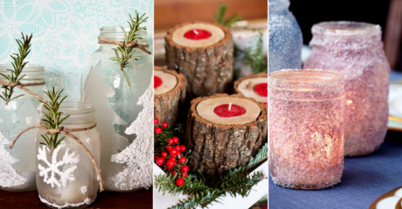 10 Original Ideas to Decorate with Candle Holders at Christmas