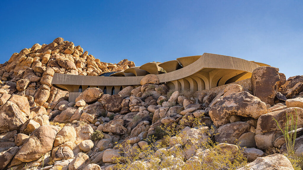 desert house in national park