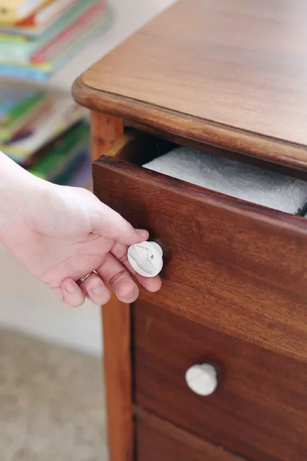 faux marble drawer knobs