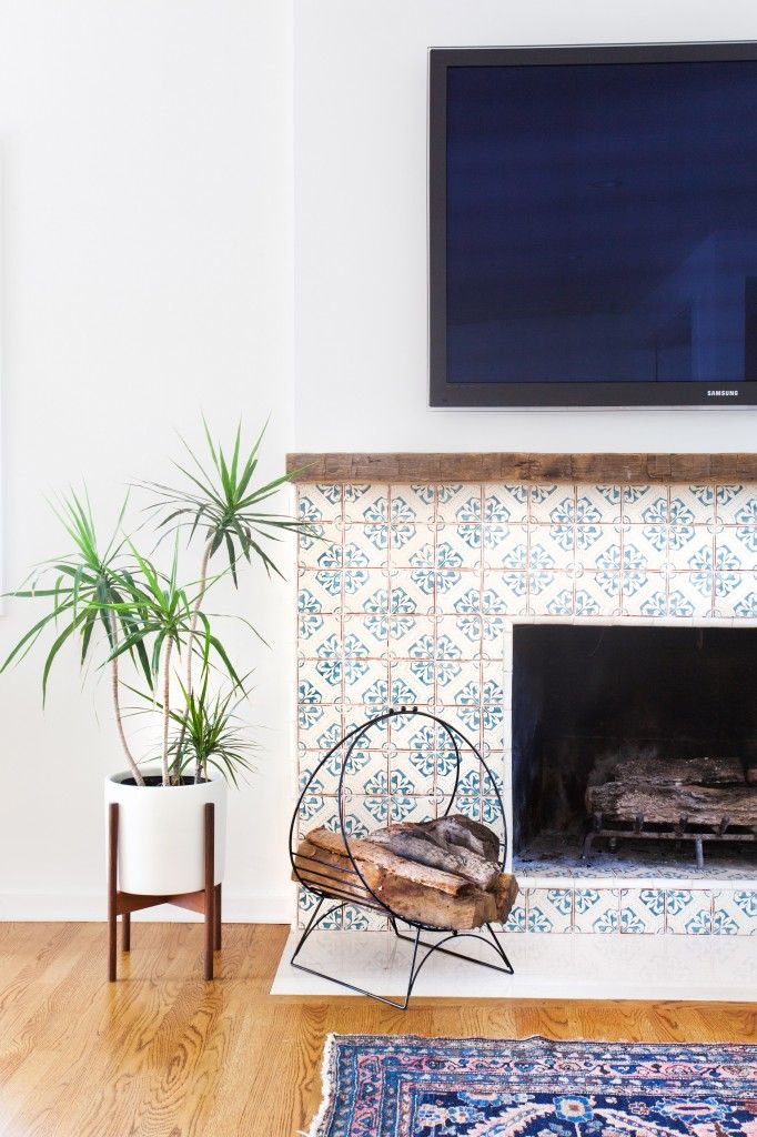 white tile for a bohemian style