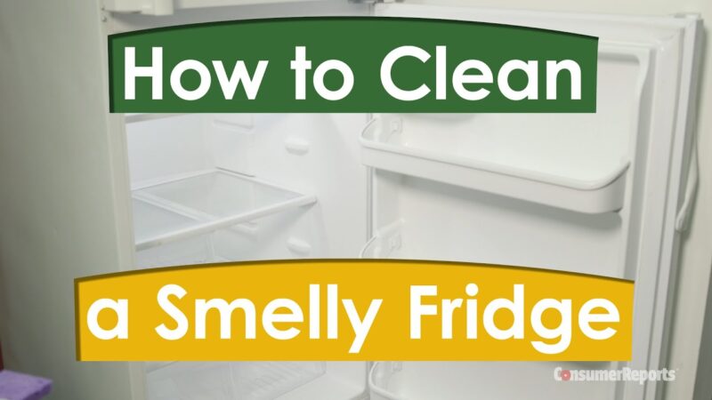 How to Clean a Smelly Fridge