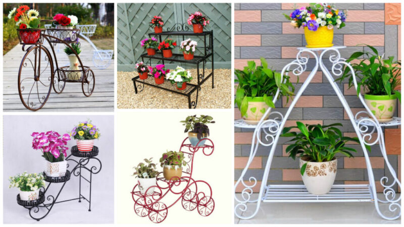 10 Beautiful Ideas with Wrought Iron Planters