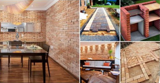 Walls, patios and more: 8 great ideas to decorate your house with bricks and make it look spectacular
