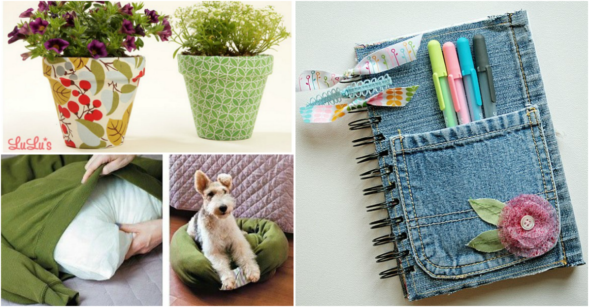 Great ideas to put to good use the clothes you no longer wear