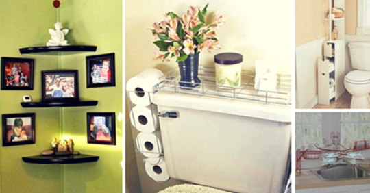 Learn these useful ideas to place shelves throughout the house. there are many designs