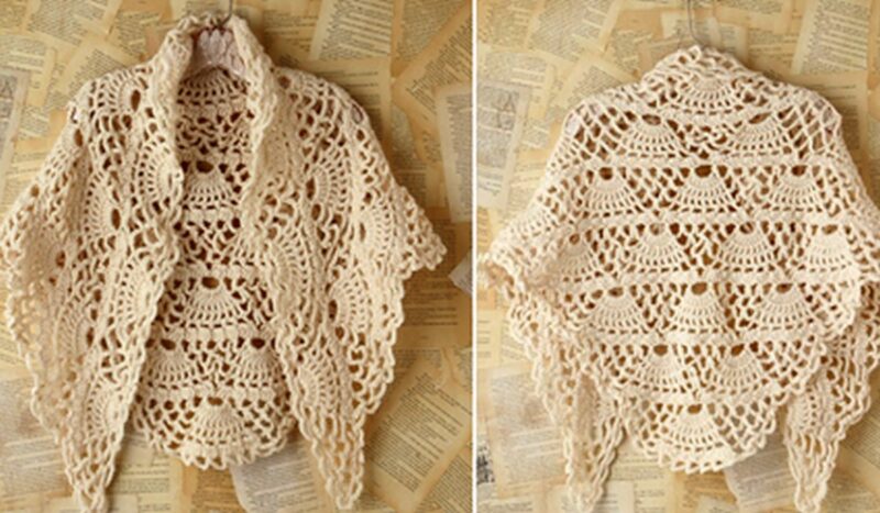 Learn to knit a shawl by hand with this technique. It’s very easy to do!