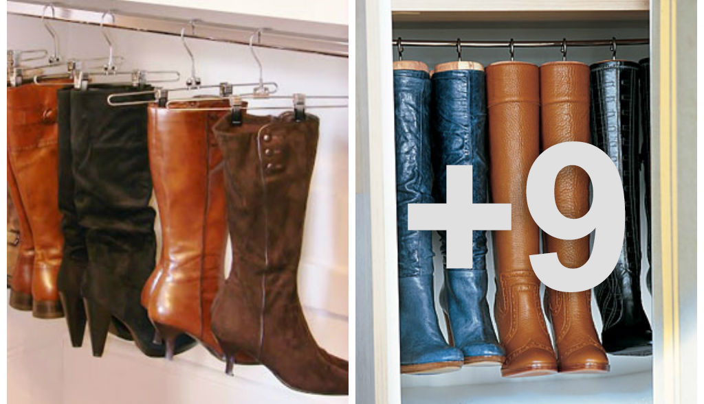 10 very practical ideas to store your shoes with materials you have at home