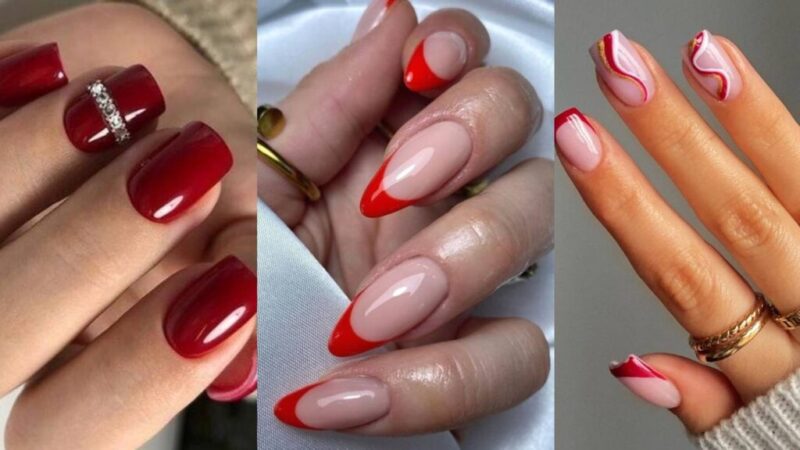 Red Nails: 10 Ways To Add Red On Your Nails