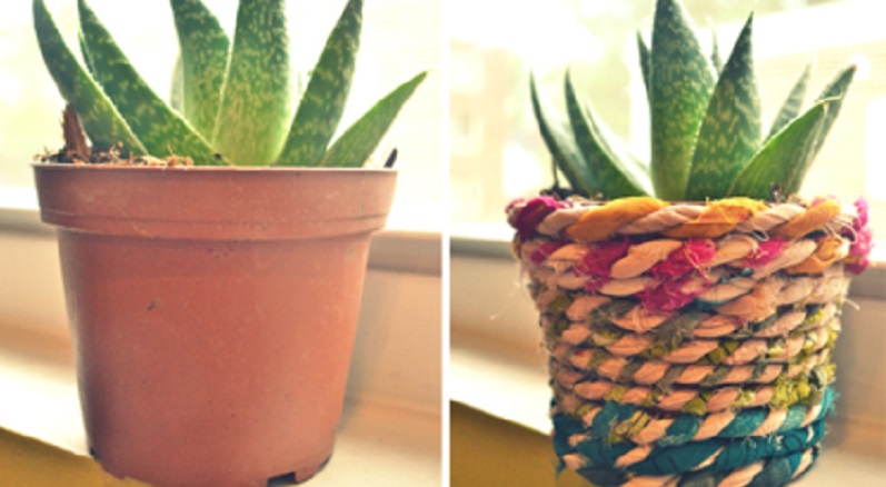 How to decorate your pots step by step with cheap materials