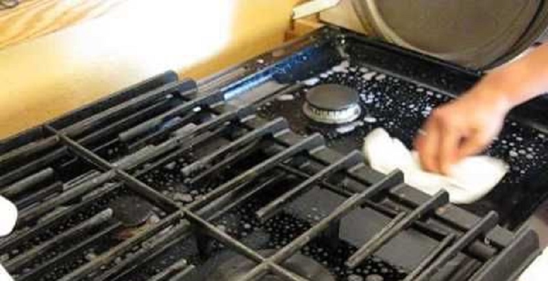 How to CLEAN the STOVE GRILLS!
