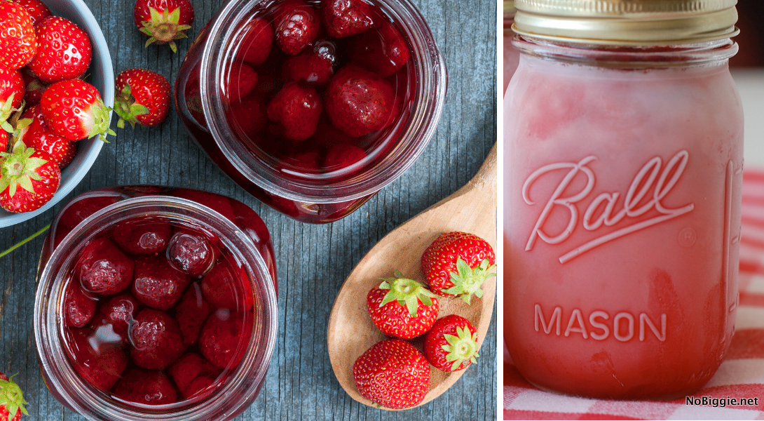 How to store strawberry in the fridge with sugar syrup
