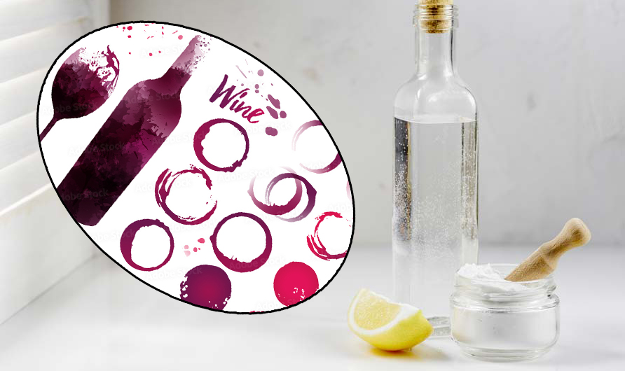 How to remove wine stains from colored clothes with white vinegar