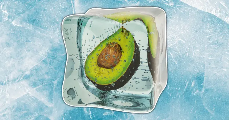 How to store avocado in the freezer