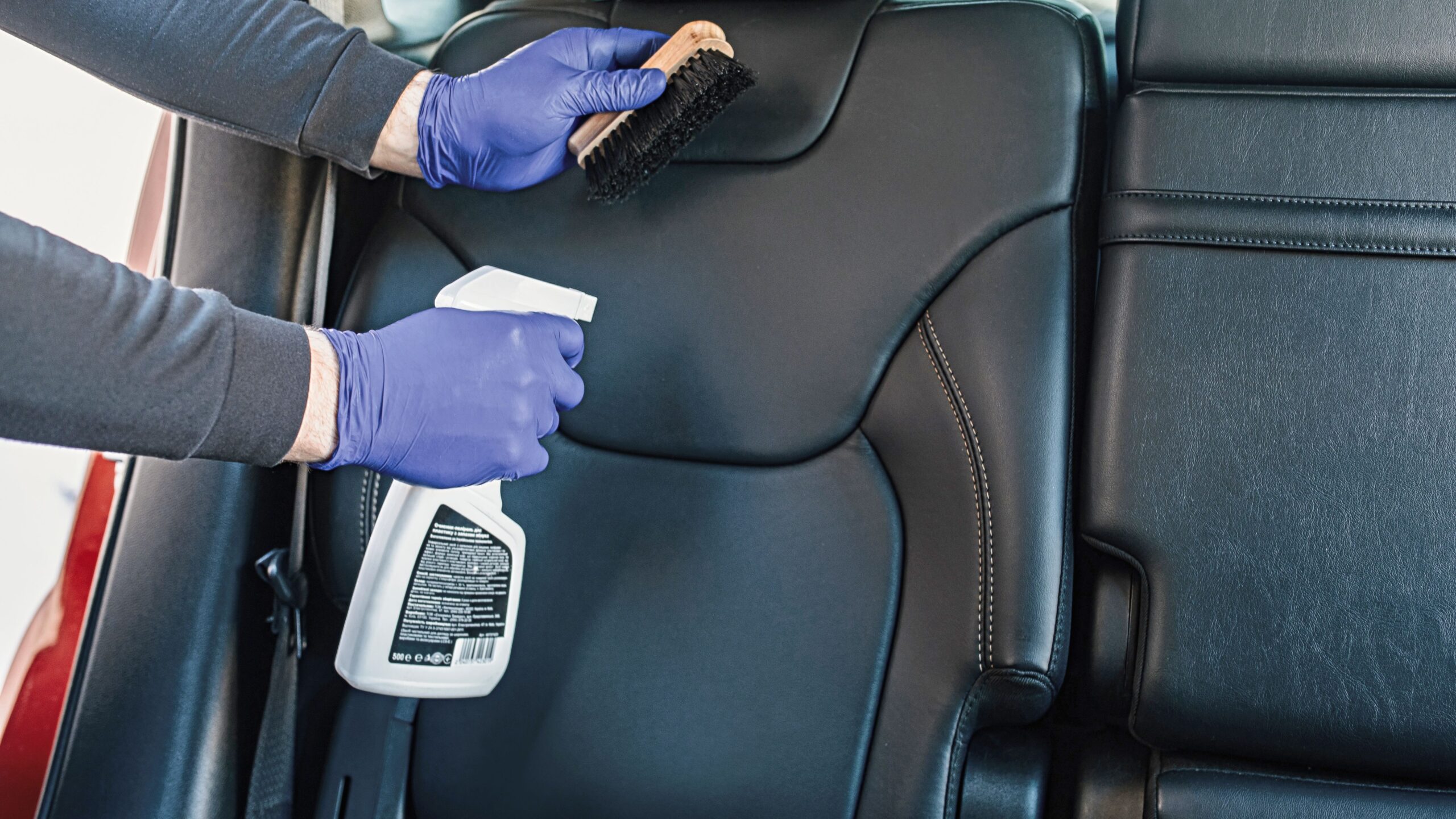 How to clean leather car seat