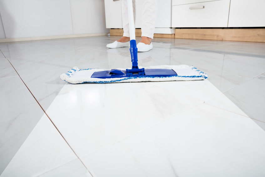 How to clean porcelain tile: daily cleaning