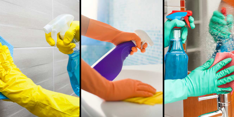 How to clean the bathroom: step by step for each part
