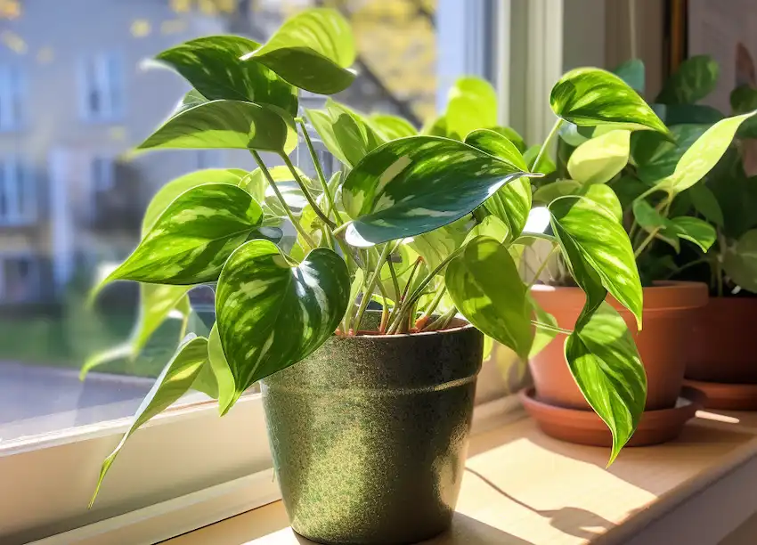 a pothos plant