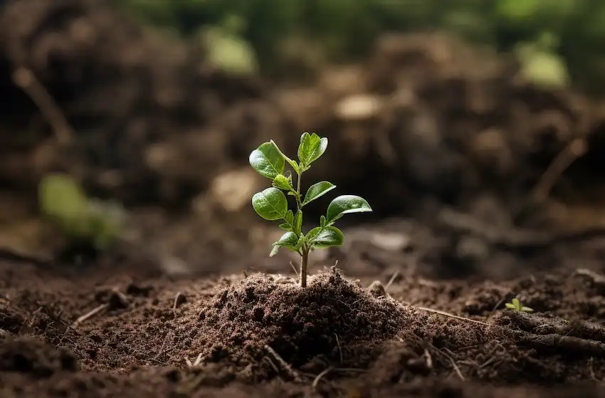 un pequeño árbol