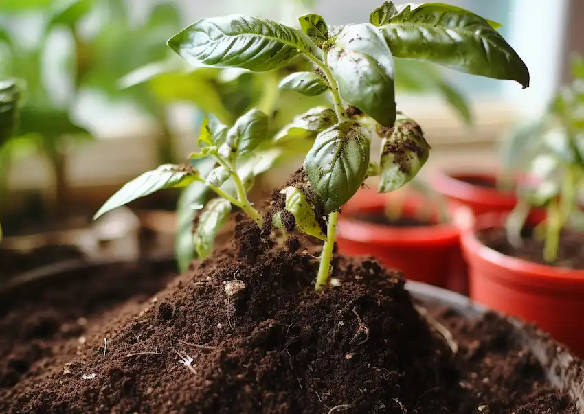 coffee grounds for tomato