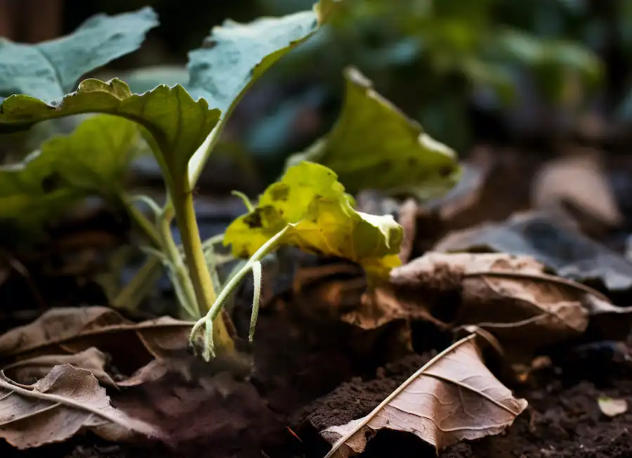 fallen leaves