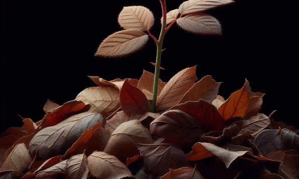 boîtiers remplis de feuilles de rose