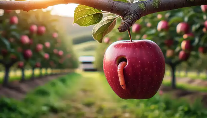A Chemical-Free Approach to Worm-Free Apples