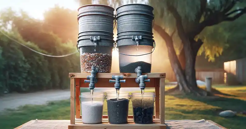 How to Make a 3-Bucket Bio Water Filter