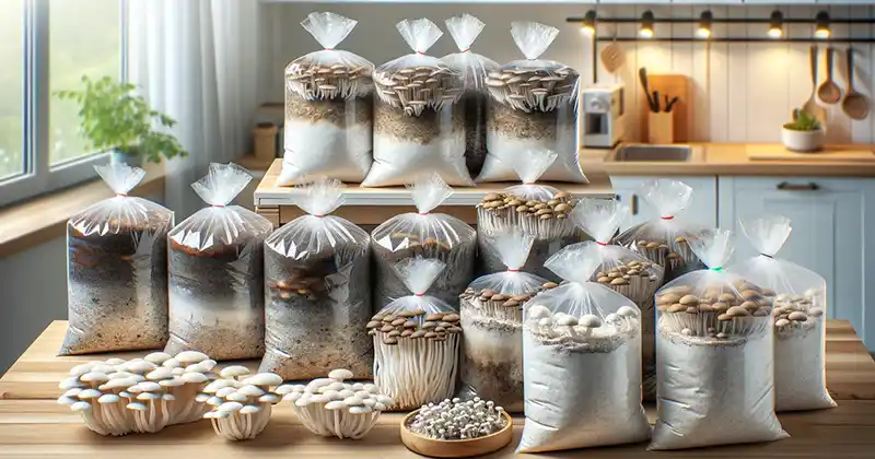 How to grow mushrooms in plastic bags to harvest every day