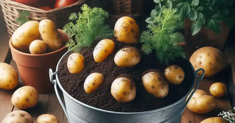 Crafting Abundant Harvests: Homemade Fertilizers for Container Potatoes