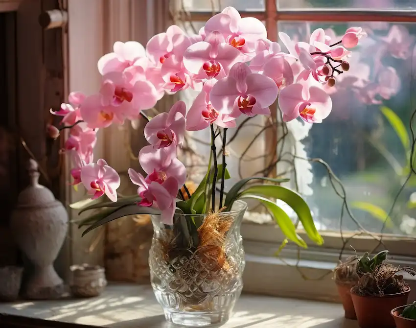 blühende Orchidee