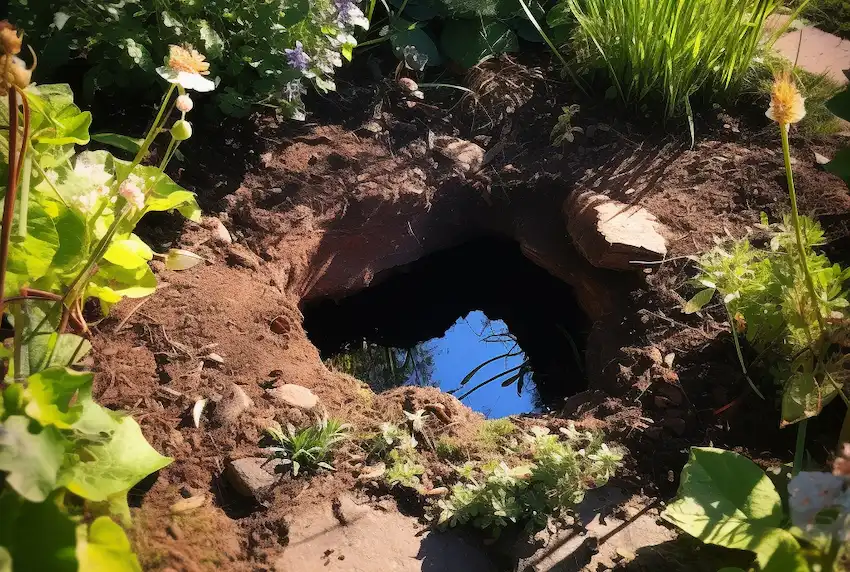 hole in the ground