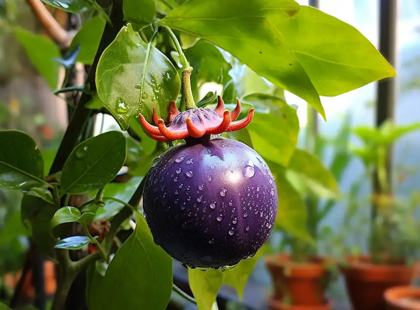 passion fruit on the plant