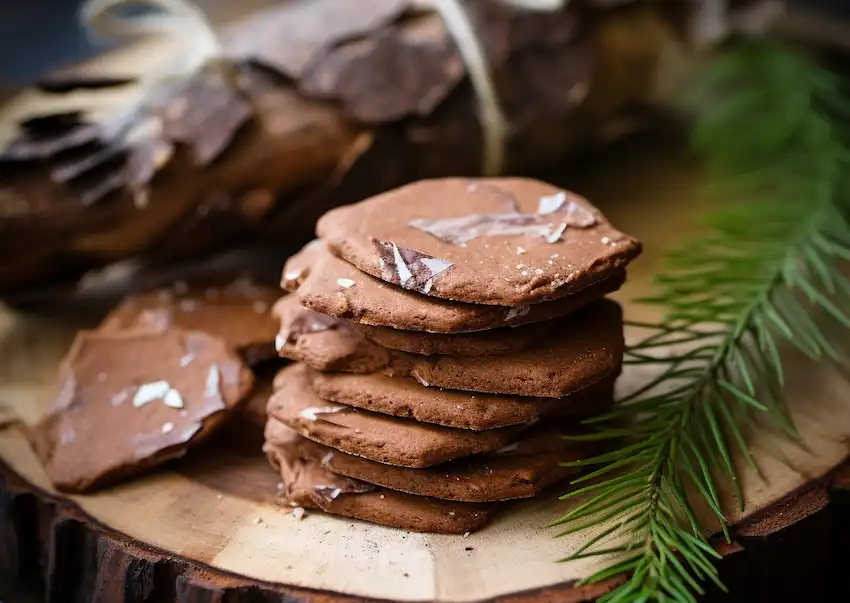 galletas de corteza de pino