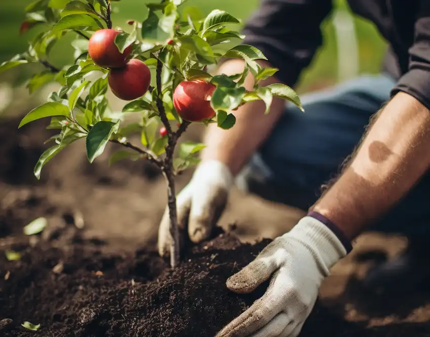 planting the apple tree