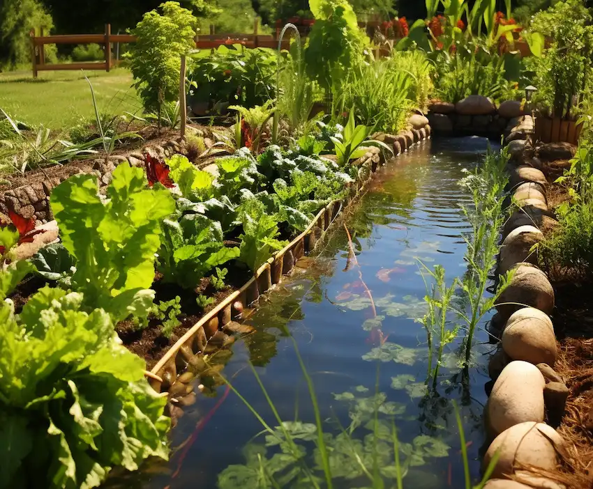 vegetable floating garden