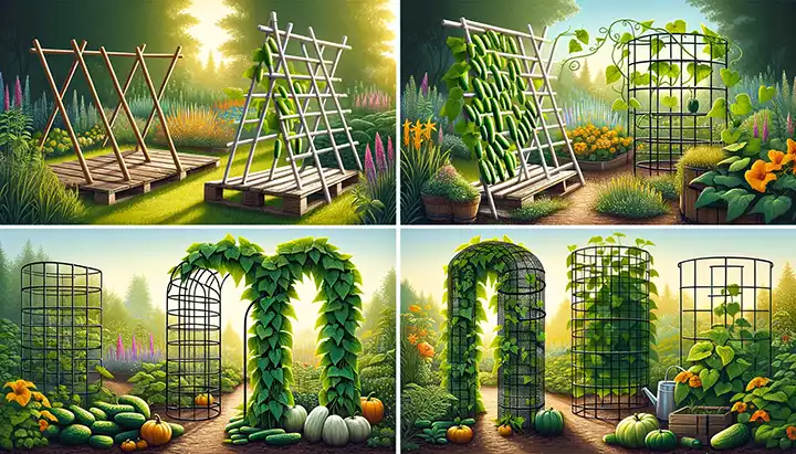 9 DIY Cucumber Trellis Ideas for Easy Harvesting and Maximized Garden Potential