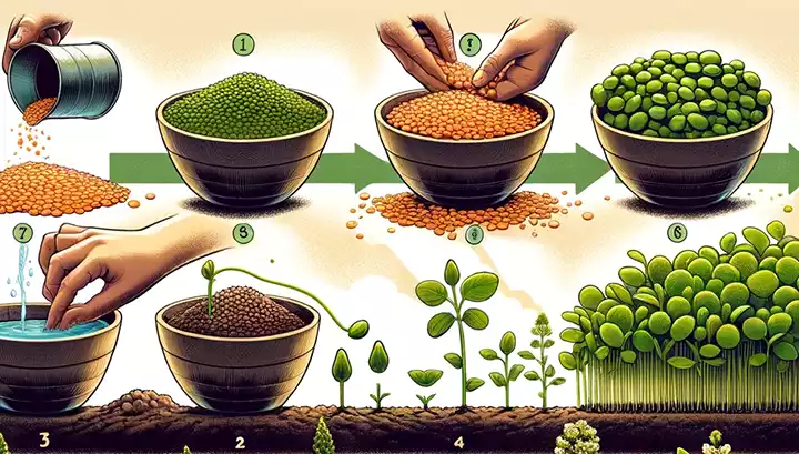 Kitchen Seeds Transformed: Just Five Days to Lush Greens Ready for Harvest or Eating Raw