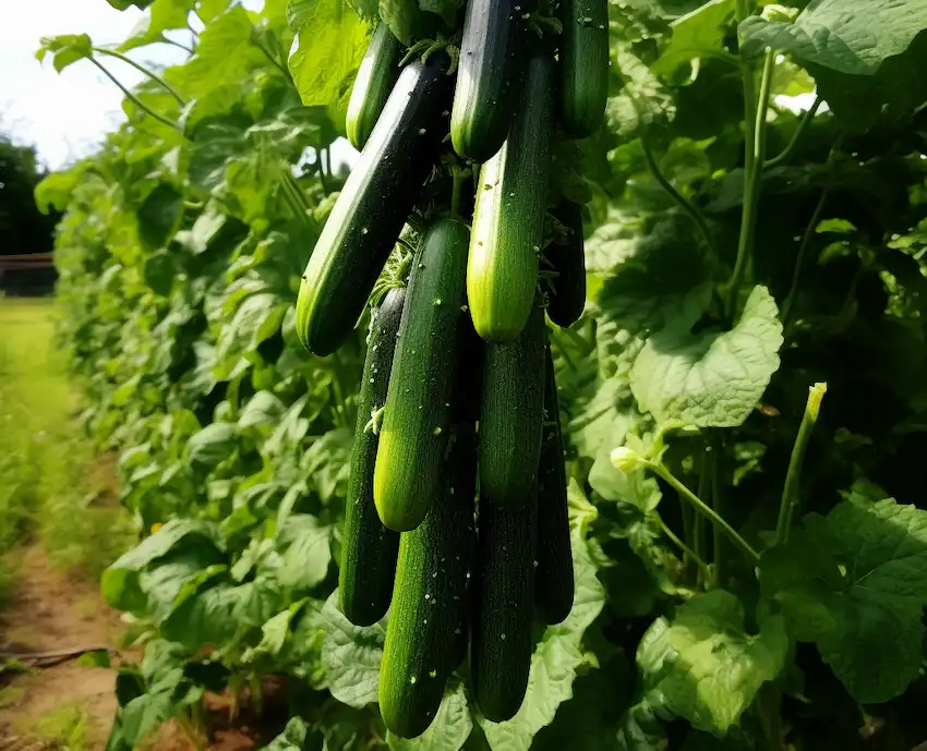growing zucchini vertically