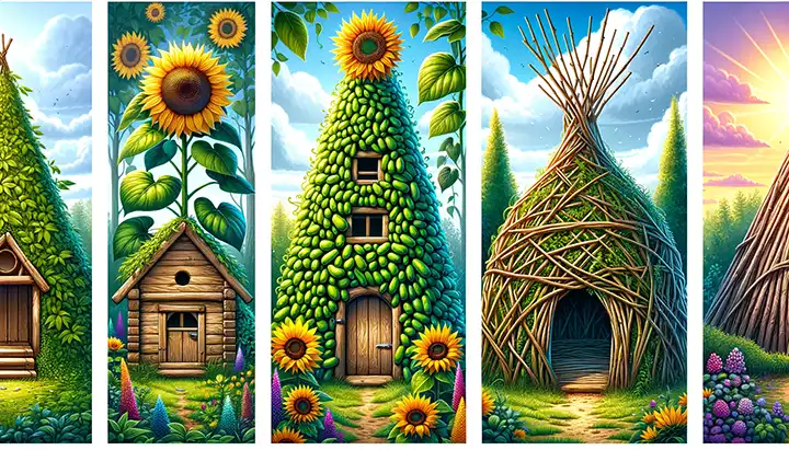 Creating a Natural Playhouse for Children in the Garden: Plant Options and Construction Guide