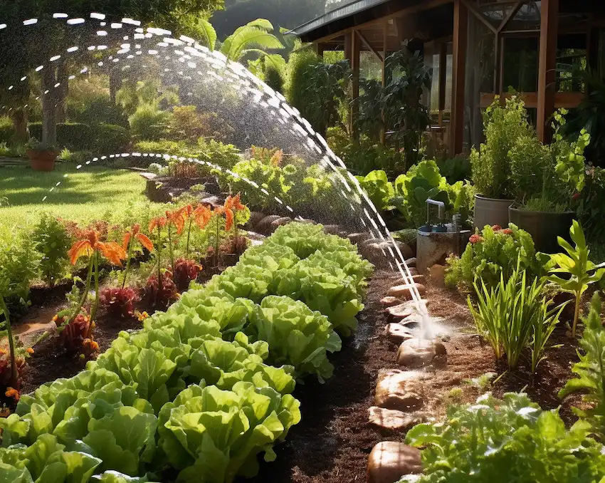 irrigation in the garden