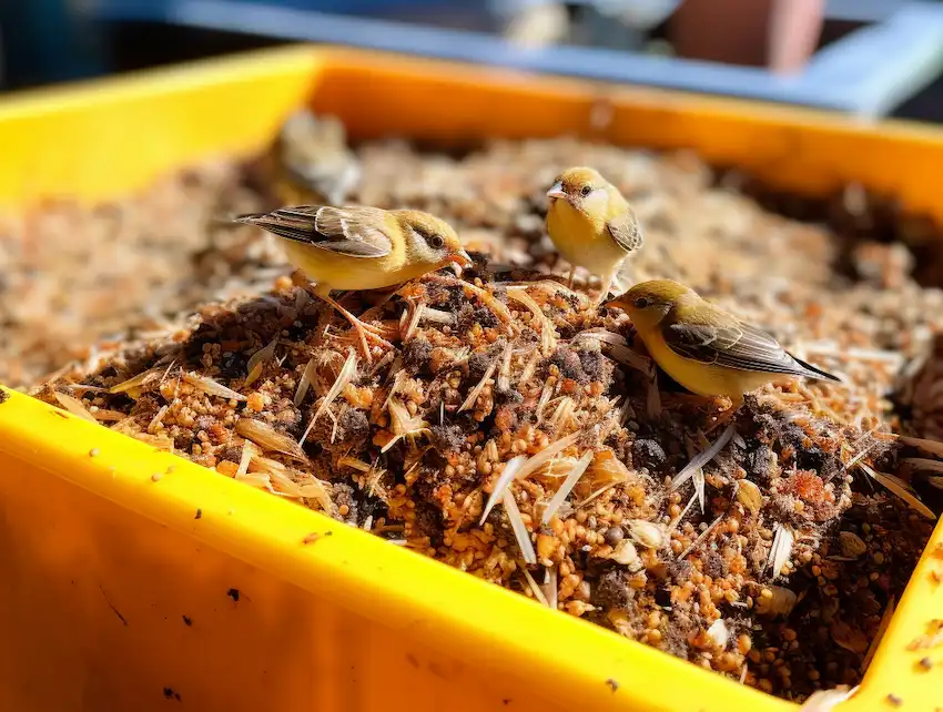 mealworm farm at home for chicken feed
