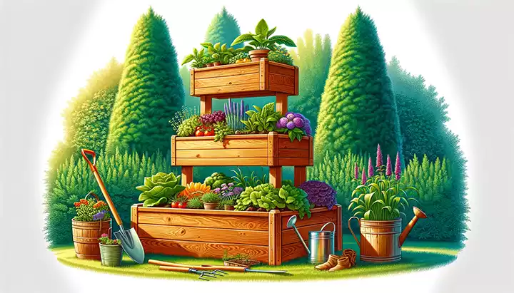 Building Beauty and Bounty: A Step-by-Step Guide to Crafting Your Own Tiered Garden Bed